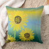 ひまわり!アクセント枕 クッション (ブランケット)
