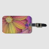 「ひまわり」アクリル製ラゲッジタグ ラゲッジタグ (正面横)