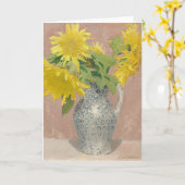 ひまわり | ウィリアム・ニコルソン カード (黄色い花)