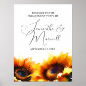 ひまわり ウェディングエンゲージメントパーティー デコレーション (正面)