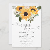 ひまわり ウェディング セーブザデート (正面)