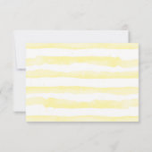 ひまわり ウェディング レセプション カード (裏面)