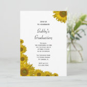 ひまわり エッジ 卒業パーティー 招待状 (スタンド正面)