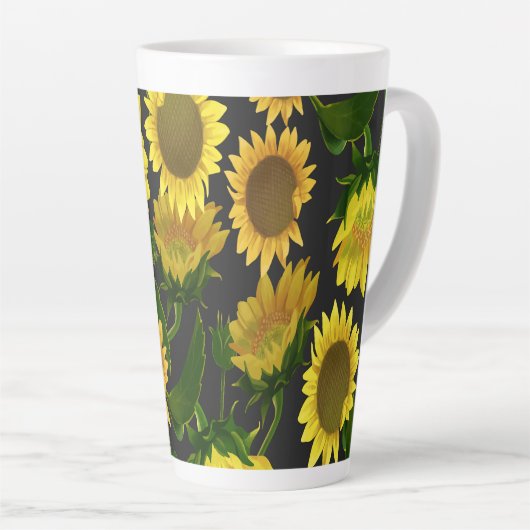 ひまわり カフェラテマグ (右アングル)