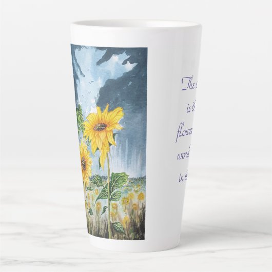 ひまわり カフェラテマグ (正面)