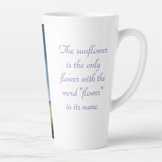 ひまわり カフェラテマグ (右)