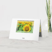 ひまわり カード (裏面)