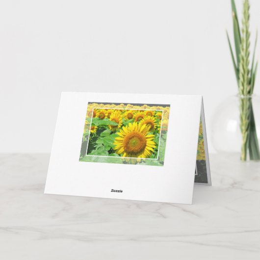 ひまわり カード (裏面)