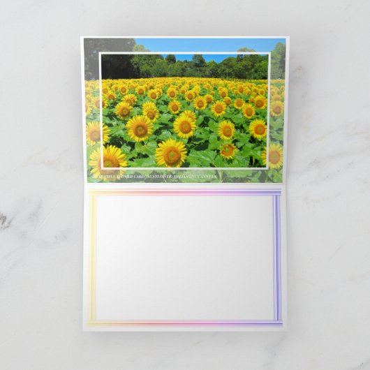 ひまわり カード (内部)