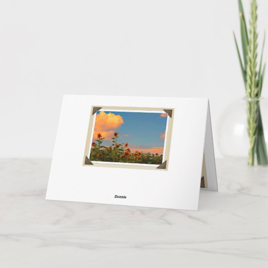 ひまわり カード (裏面)