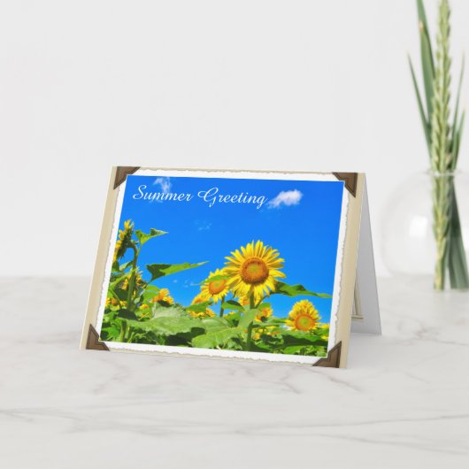 ひまわり カード (正面)