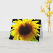 ひまわり カード (黄色い花)