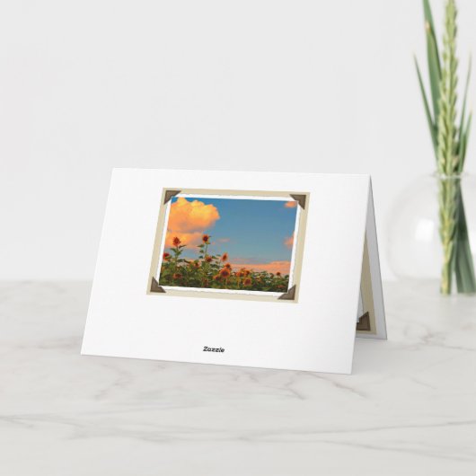 ひまわり カード (裏面)