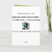 ひまわり カード (裏面)