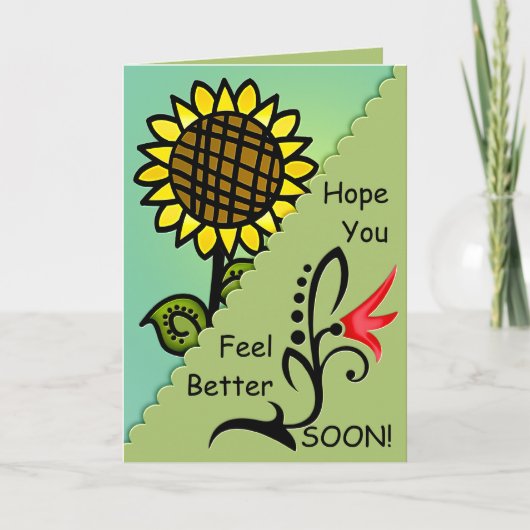 ひまわり カード (正面)