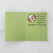 ひまわり カード (内部)