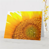 ひまわり カード (黄色い花)