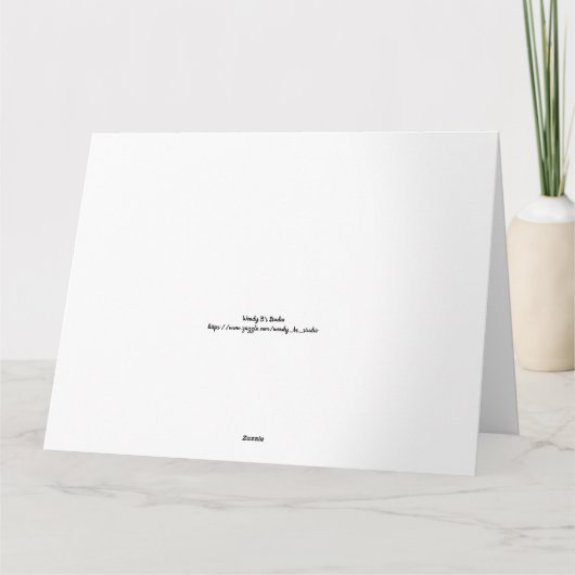 ひまわり カード (裏面)