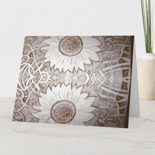 ひまわり カード (裏面)