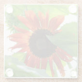 ひまわり ガラスコースター (裏面)