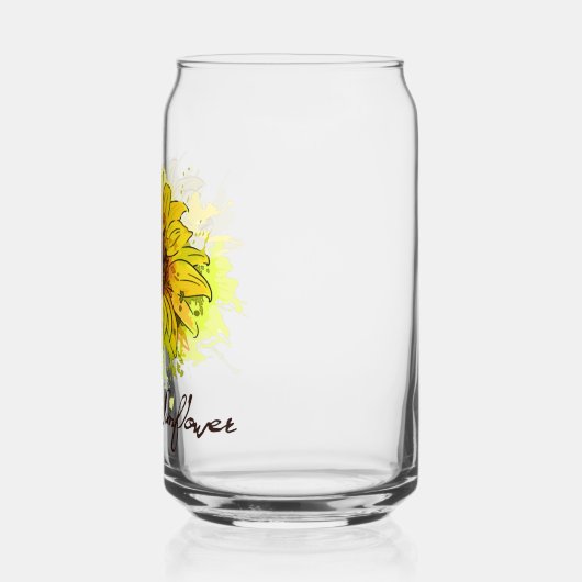 ひまわり ガラス缶 (左)