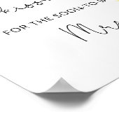 ひまわり キスの数 ブライダルシャワーゲーム ポスター (角)