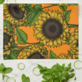 ひまわり キッチンタオル (折り畳み)