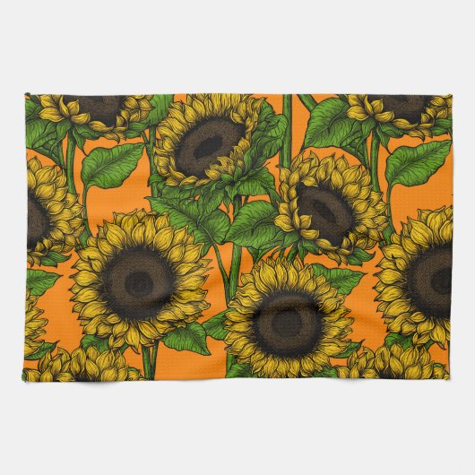 ひまわり キッチンタオル (横)