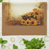 ひまわり キッチンタオル (折り畳み)