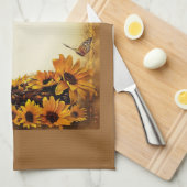 ひまわり キッチンタオル (四つ折り)