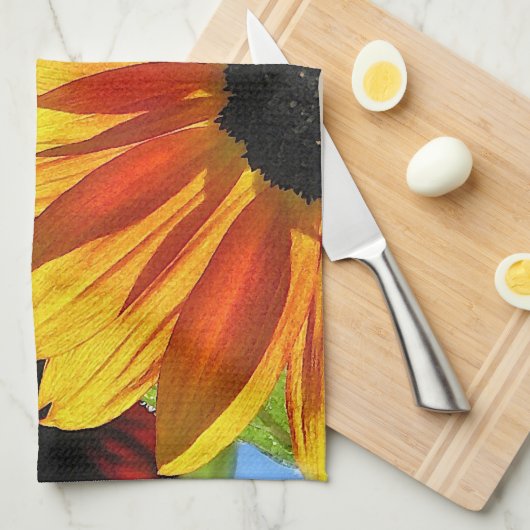 ひまわり キッチンタオル (四つ折り)