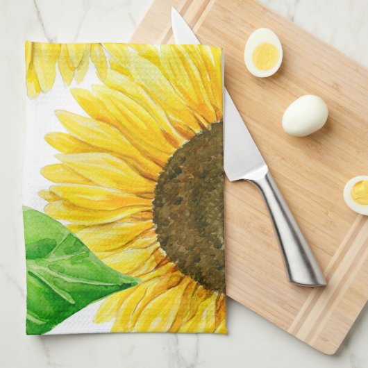 ひまわり キッチンタオル (四つ折り)