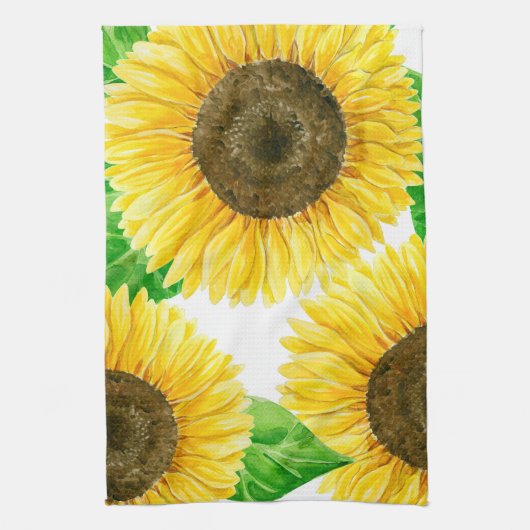 ひまわり キッチンタオル (縦)