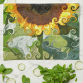 ひまわり キッチンタオル (折り畳み)