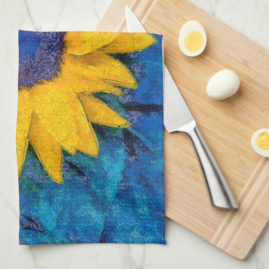 ひまわり キッチンタオル (四つ折り)