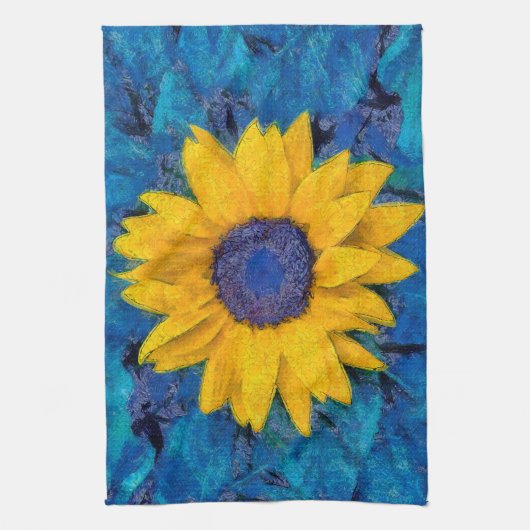 ひまわり キッチンタオル (縦)