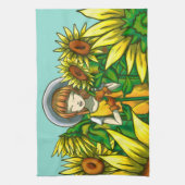 ひまわり キッチンタオル (縦)