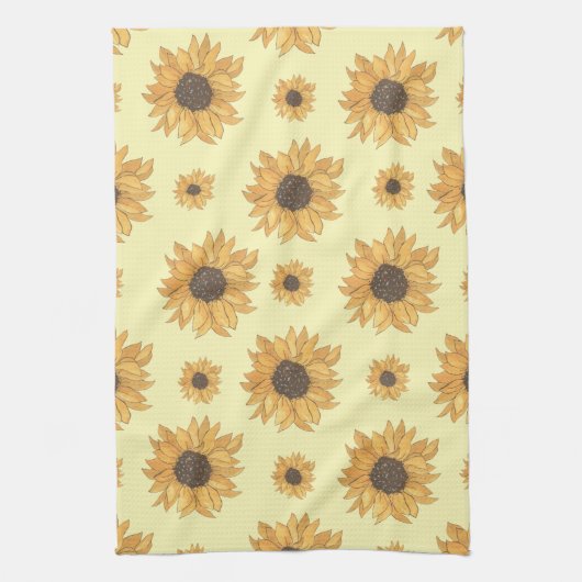 ひまわり キッチンタオル (縦)