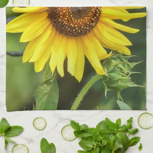 ひまわり キッチンタオル (折り畳み)