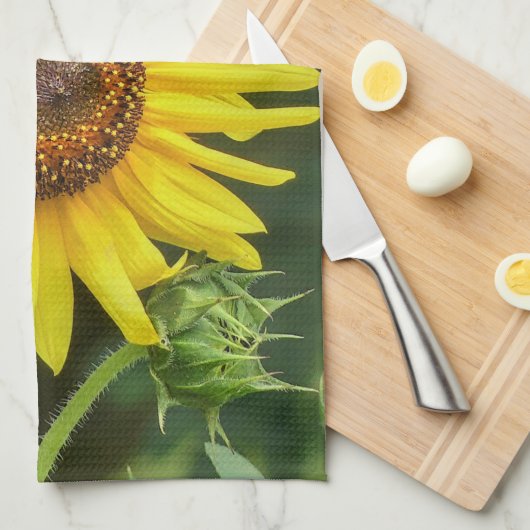 ひまわり キッチンタオル (四つ折り)