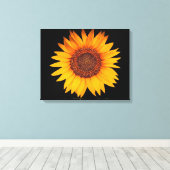 ひまわり キャンバスプリント (インサイチュ (ウッドフロア))
