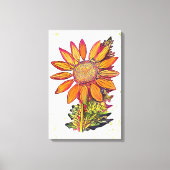 ひまわり キャンバスプリント (正面)