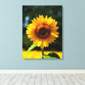 ひまわり キャンバスプリント (インサイチュ (ウッドフロア))