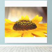 ひまわり キャンバスプリント (インサイチュ (ウッドフロア))