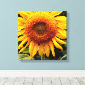 ひまわり キャンバスプリント (インサイチュ (ウッドフロア))