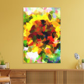 ひまわり キャンバスプリント (インサイチュ (リビング))