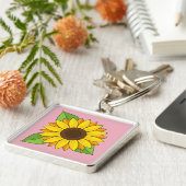 ひまわり キーホルダー (側面)