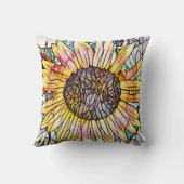 ひまわり クッション (裏面)