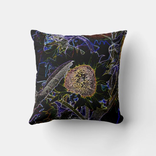 ひまわり クッション (裏面)