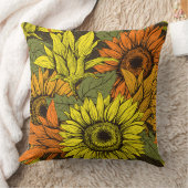 ひまわり クッション (ブランケット)